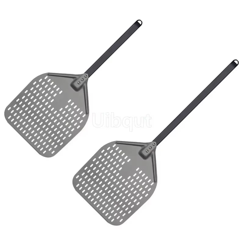 12 14 Inch Big Long Aluminum Pizza Shovel Peel with Long Handle Accessorie Pizza Paddle Spatula Nonstick round Pan Baking Turner